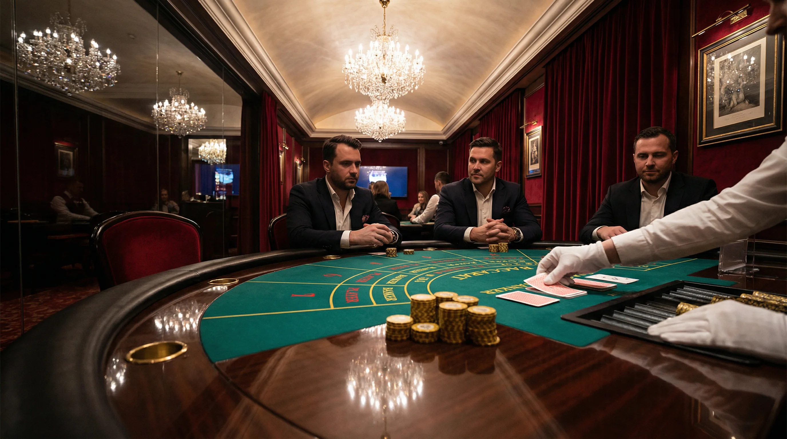 Bacará Luckbet - Jogo de Cartas Elegante